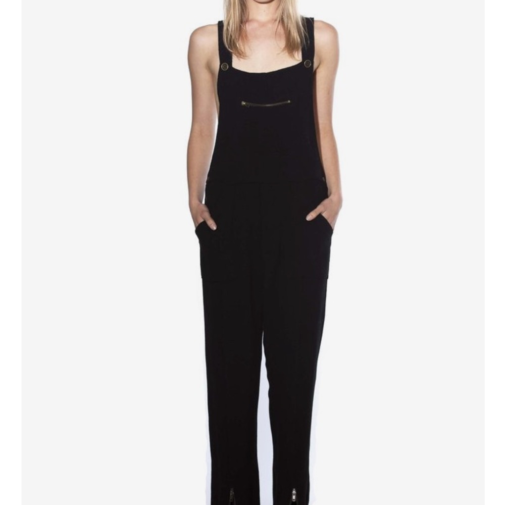 Stone Cold Fox Black overall jump suit